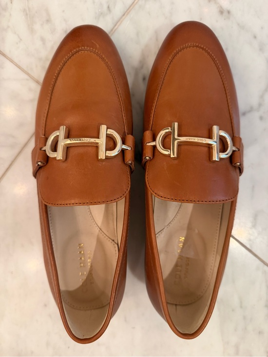 Cole Haan Shoes - Cole Haan Tan Leather Bit Loafers